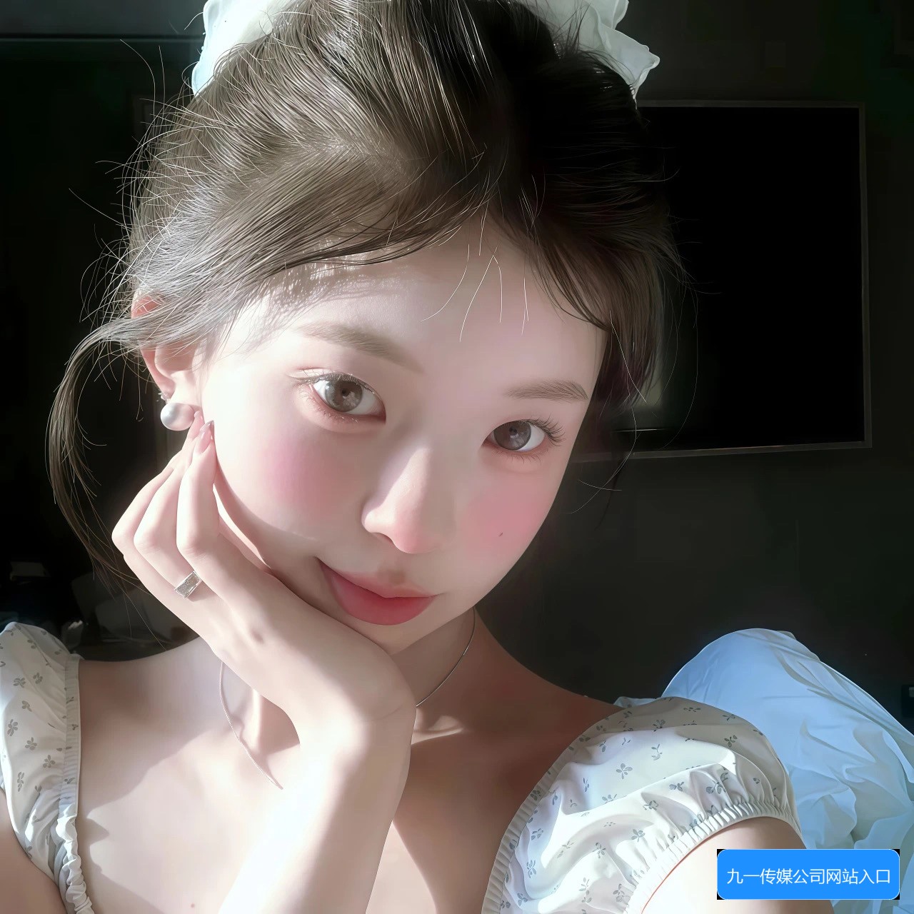 九一传媒公司制作网站界面